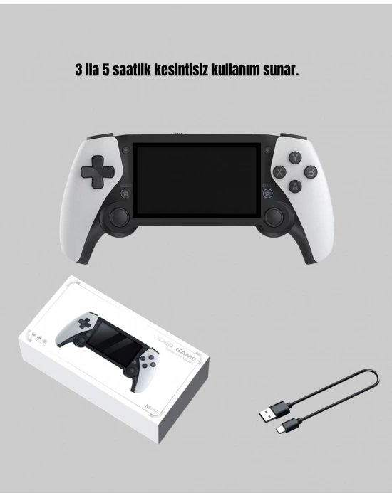 ® Taşınabilir Retro Oyun Konsolu – 4.3 İnç Ekran, 64 GB Hafıza ve Klasik Oyun Arşivi
