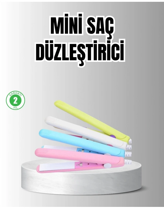 ® Taşınabilir Seramik Kaplama Mini Saç Düzleştirici – Seyahat ve Günlük Kullanım İçin İdeal