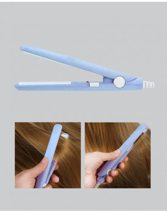 ® Taşınabilir Seramik Kaplama Mini Saç Düzleştirici – Seyahat ve Günlük Kullanım İçin İdeal