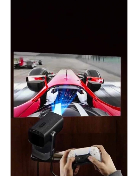® Taşınabilir Sinema Oyun Projektörü Akıllı Projeksiyon Android 11
