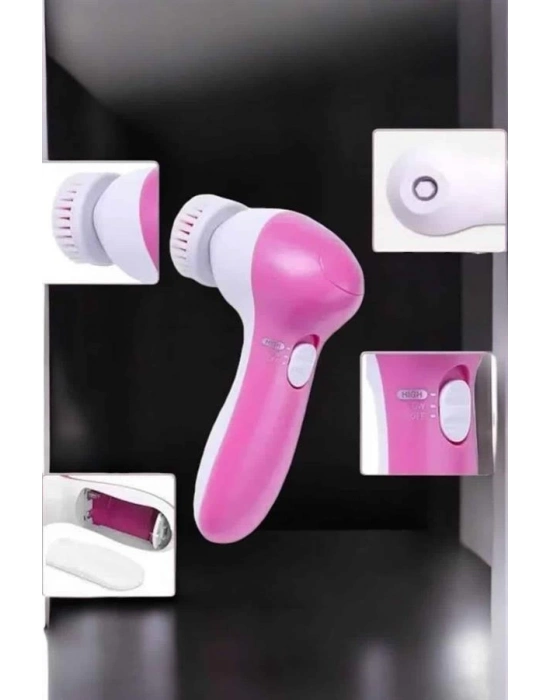 ® Taşınabilir Yüz Temizleme Cihazı Masaj, Peeling, Temizlik 5 Başlıklı