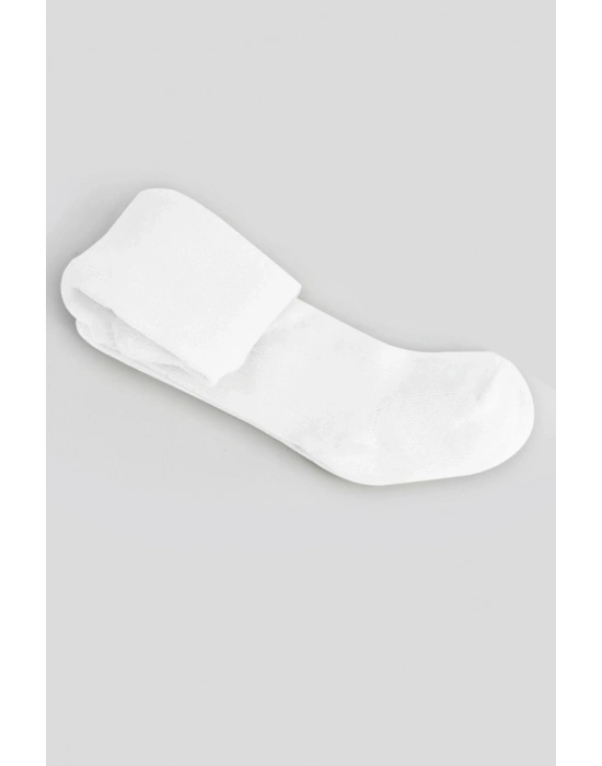 ® Tekli Düz Külotlu Çorap 50104 Beyaz