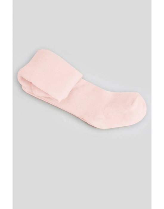 ® Tekli Düz Külotlu Çorap 50104 Pembe