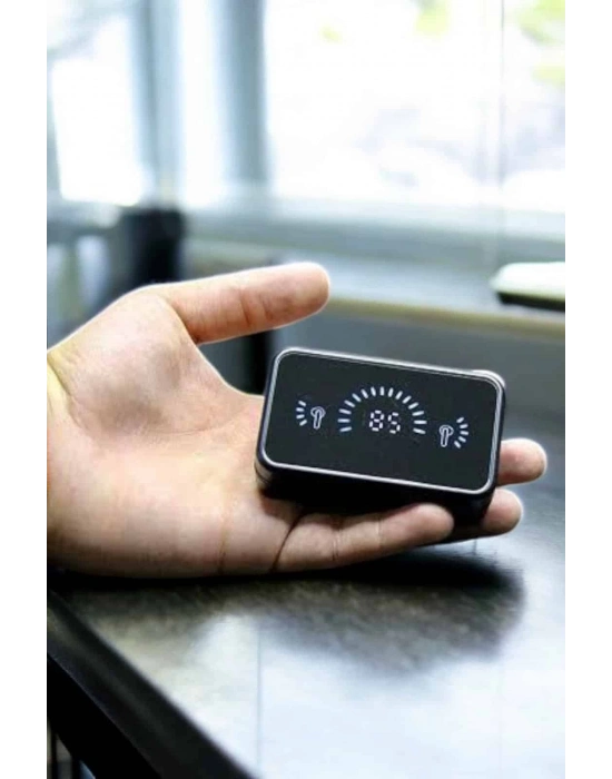 ® Telefon Standlı Bluetooth Kulaklık Aynalı Yüksek Ses Kaliteli