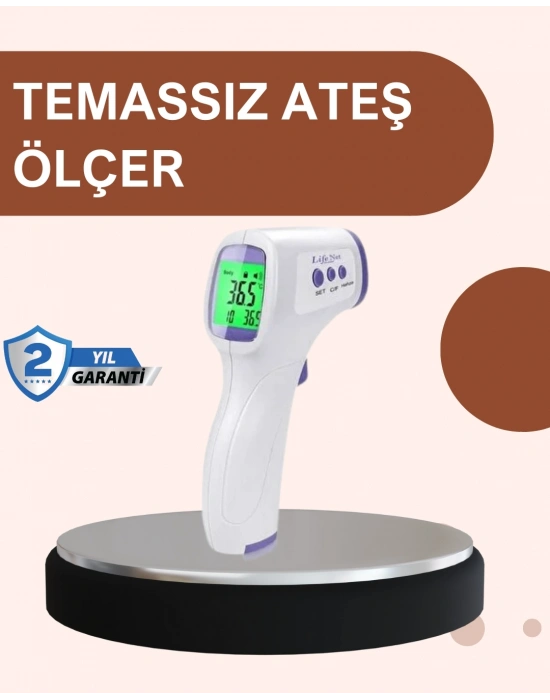 ® Temassız Dijital Ateş Ölçer Büyük Ekranlı Hızlı Okuma