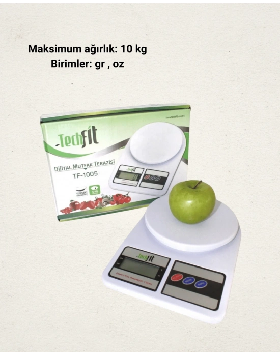 ® TF-1010 Dijital Mutfak Tartısı