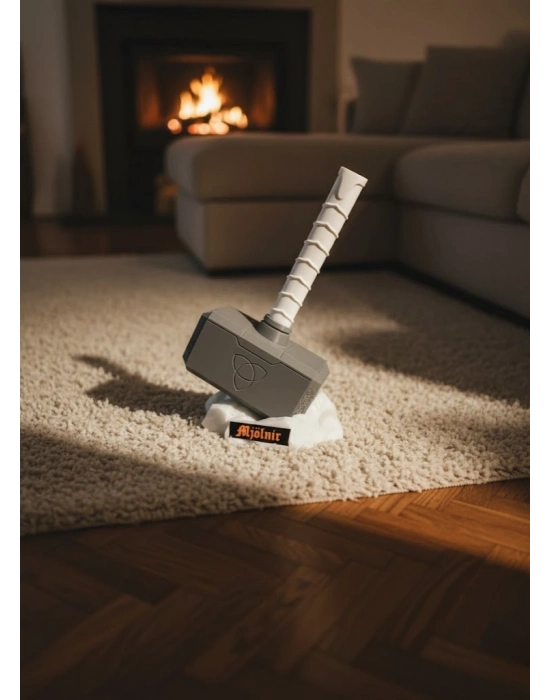 ® Thor Çekici Dekoratif Figür Mitolojik ve Fantastik Ev Aksesuarı 20x34 cm