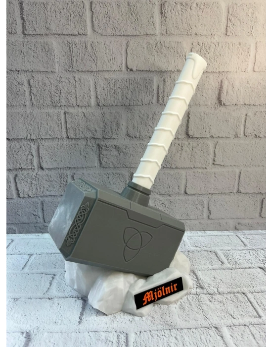 ® Thor Çekici Dekoratif Figür Mitolojik ve Fantastik Ev Aksesuarı 20x34 cm