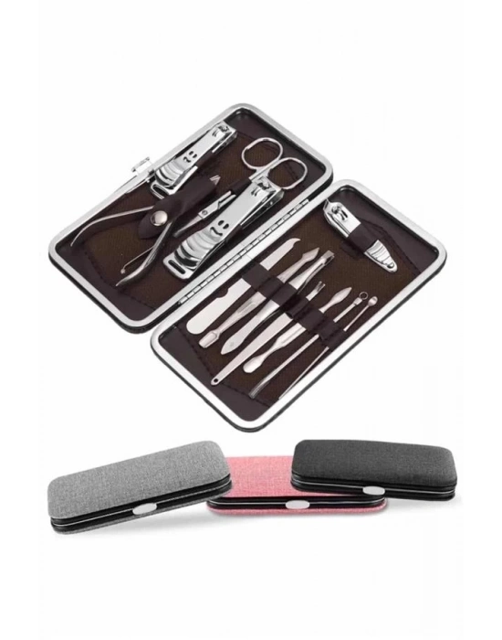 ® Tırnak Bakımı Tırnak Makası Profesyonel 12 Parça El Ayak Manikür Pedikür Seti