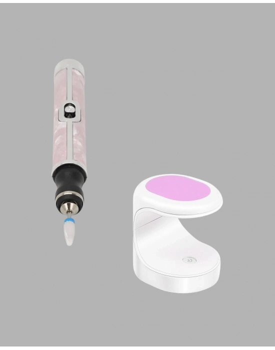 ® Tırnak Matkabı ve LED Oje Kurutucu 2’li Profesyonel Bakım Seti