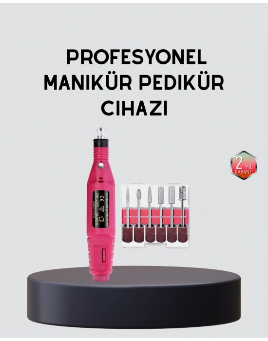 ® Tırnak Matkap Makinesi – Profesyonel Manikür Pedikür Cihazı, Ayarlanabilir Hız ve Sessiz Çalışma