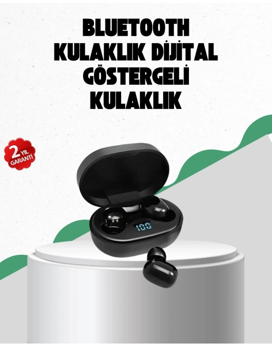 ® Titanyum Hoparlörlü Kablosuz Bluetooth Kulaklık