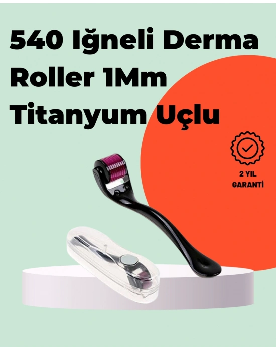 ® Titanyum İğneli Derma Roller – Evde Cilt Bakımı İçin Uygun
