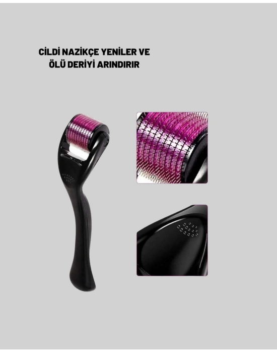 ® Titanyum İğneli Derma Roller – Evde Cilt Bakımı İçin Uygun