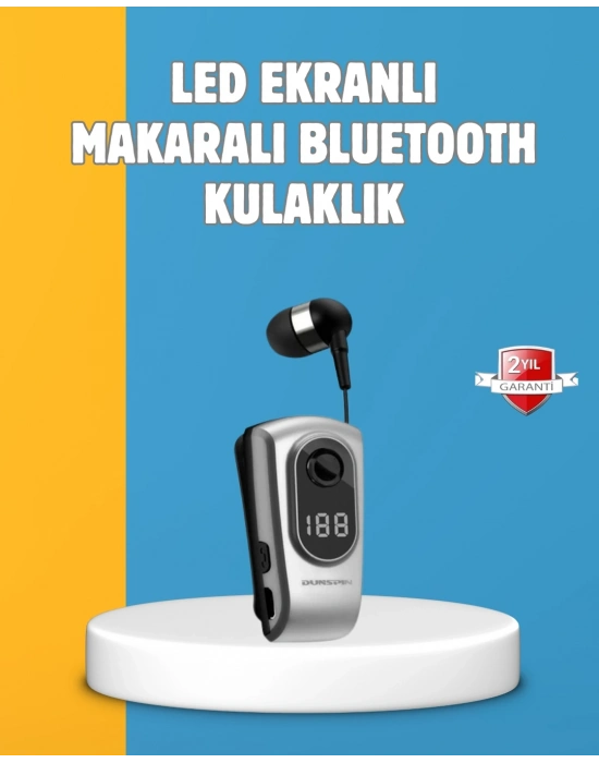 ® Titreşimli Bluetooth Kulaklık – Hızlı Şarj ve Uzun Bekleme Süresi