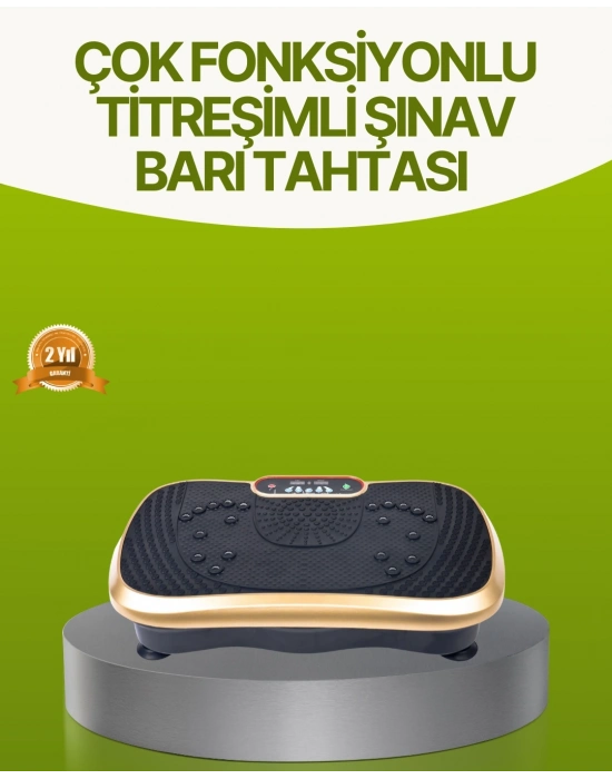 ® Titreşimli Egzersiz Platformu Evde Fitness ve Kas Güçlendirme