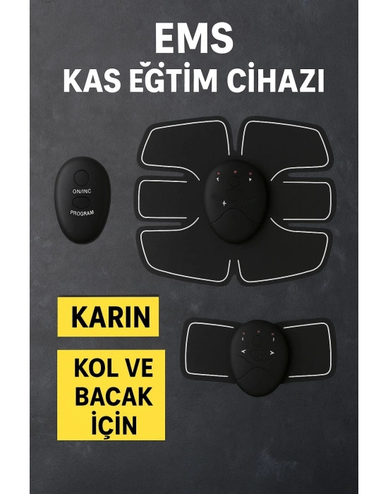 ® Titreşimli EMS Spor ve Fitness Cihazı Karın Kası Kol Bacak 2025 Model