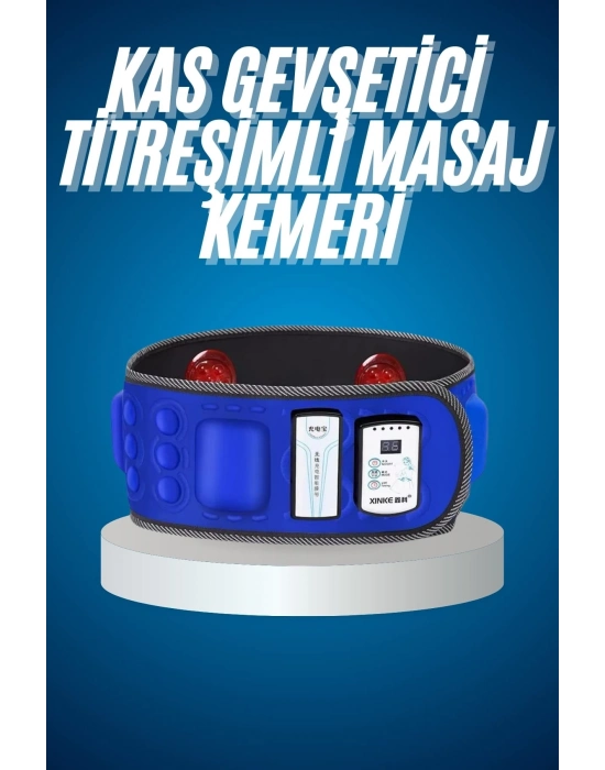 ® Kas Rahatlatıcı Masaj Kemeri 5 Titreşimli Motor