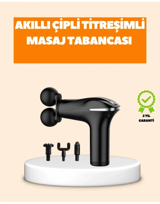 ® Titreşimli Masaj Aleti Şarjlı Masaj Tabancası Spor Sonrası Kas Gevşetici