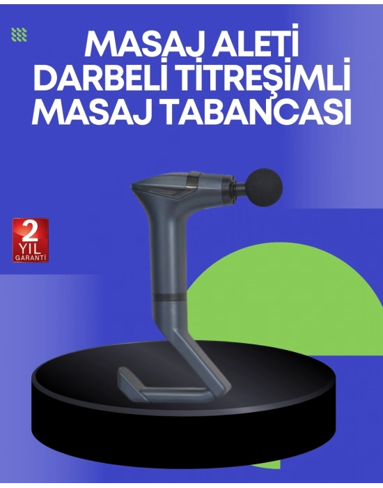 ® Titreşimli Şarjlı Masaj Aleti 3in1 Fonksiyonel Çok Amaçlı Model