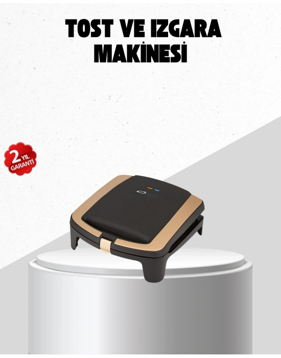 ® Tost Makinesi Ev Tipi Pratik Kullanım 4 Tost Kapasiteli