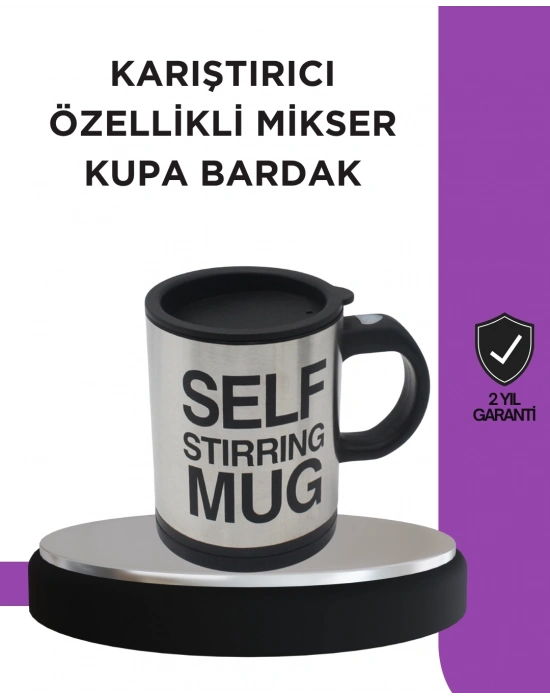 ® Toz İçecekler İçin Hızlı Karıştırma Özellikli Termos Kupa