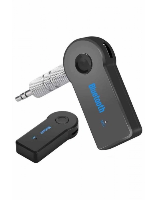 ® Tüm Cihazlara Uyumlu Bluetooth Aux Araç Kiti Siyah