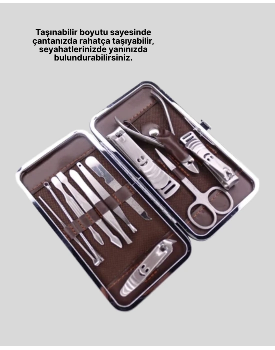® Tüm İhtiyaçlara Uygun Taşınabilir Manikür & Pedikür Seti