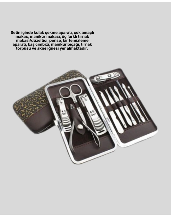 ® Tüm İhtiyaçlara Uygun Taşınabilir Manikür & Pedikür Seti