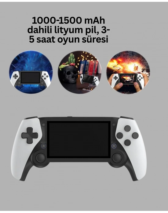 ® Tüm Klasik Oyunları Destekleyen 64GB Taşınabilir Konsol