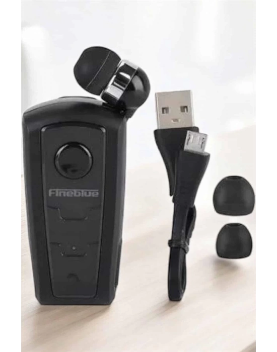 ® Tüm Telefonlara Uyumlu Mikrofonlu Titreşimli Makaralı Bluetooth Kulakiçi Kulaklık