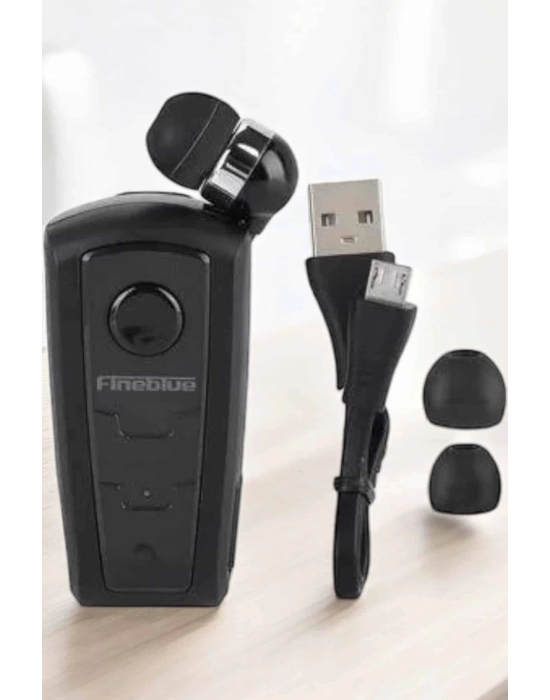 ® Tüm Telefonlara Uyumlu Mikrofonlu Titreşimli Makaralı Bluetooth Kulakiçi Kulaklık