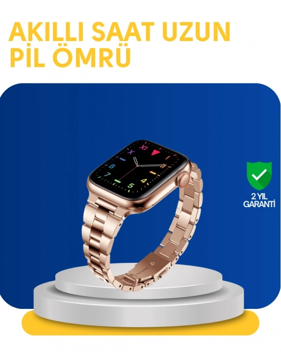 ® Türkçe Destekli Akıllı Saat Suya Dayanıklı Çok Fonksiyonlu