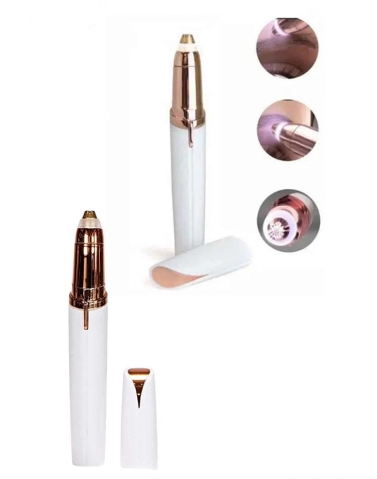® Tüy Kıl Alma Kaş Bıyık Unisex Yüz Bakım Epilasyon Aleti Pilli