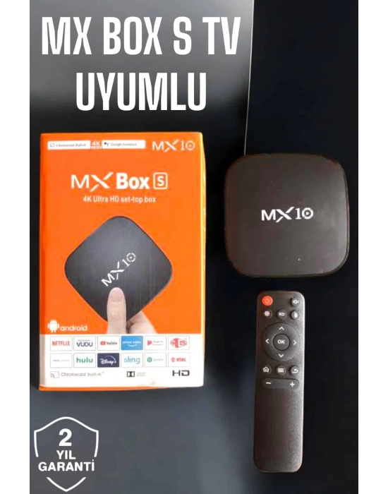 ® TV Box Android Uyumlu 4 Çekirdekli WİFİ Bağlantılı 4K