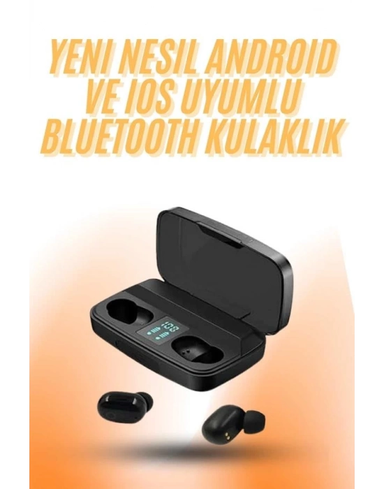 ® TWS Bluetooth Kulaklık 5.0 Bluetooth Bağlantılı Dokunmatik Kontrol Özelliği
