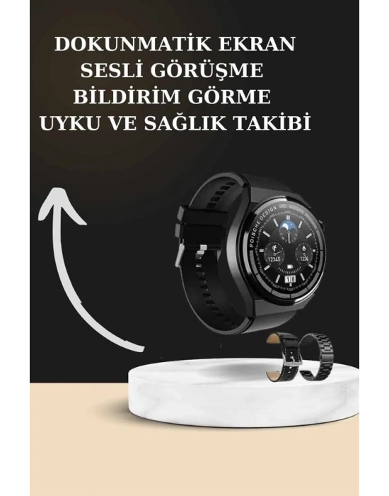 ® TWS Bluetooth Kulaklık ve Akıllı Saat Uyku Takibi Nabız Ölçer Uzun Pil Ömrü