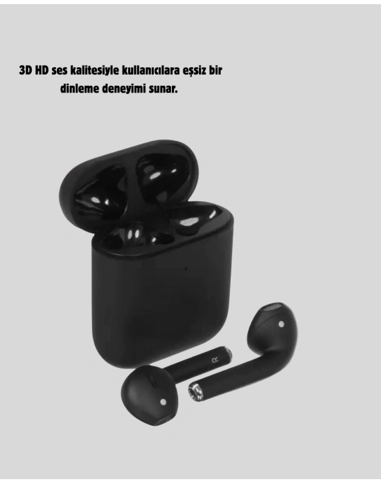 ® Tws Pro 5 Bluetooth 5.1 Kablosuz Kulaklık – 3D HD Ses, Gürültü Engelleme, Şarj Kutulu