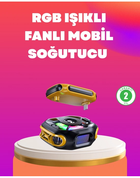 ® Type-C Girişli AI Modlu Yüksek Performanslı Telefon Soğutucu