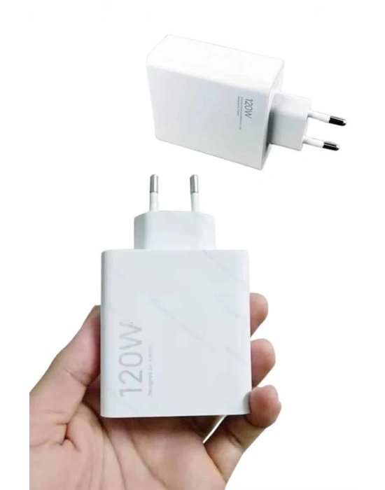 ® Type C Yüksek Hızlı Şarj Aleti Beyaz 120W Ultra Uzun Ömürlü