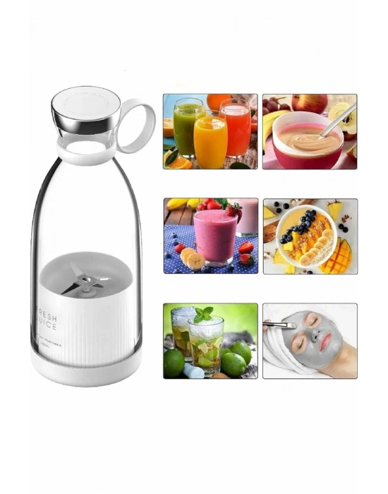 ® u Geçirmez Kablosuz Şarjlı Dayanıklı Taşınabilir Mini Blender
