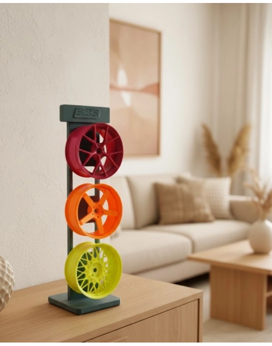 Üçlü Jant Dekoratif Aksesuar Renkli Modern Salon Dekoru