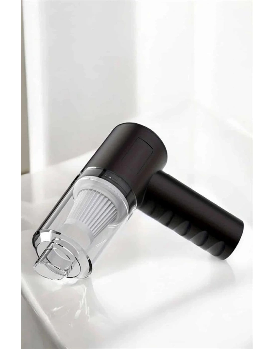 ® Üflemeli Güçlü Vakumlu Ev Ofis Araç Süpürgesi El Süpürgesi Şarjlı