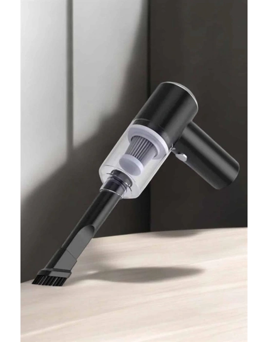 ® Üflemeli Güçlü Vakumlu Ev Ofis Araç Süpürgesi El Süpürgesi Şarjlı
