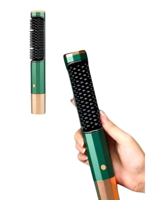 ® Üflemeli Saç Düzleştirici Fön Tarak Yüksek Isı Ayarlı İyon Özellikli