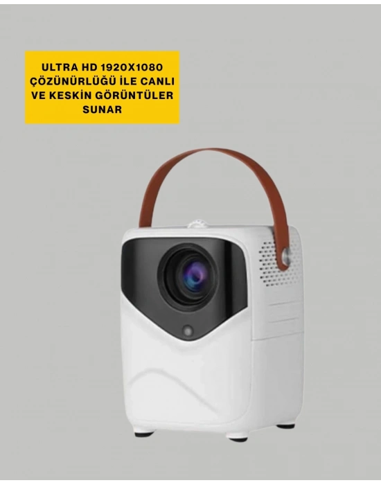 ® Ultra HD Çözünürlüklü Taşınabilir Projektör – 1920x1080 Piksel Görüntü Kalitesi