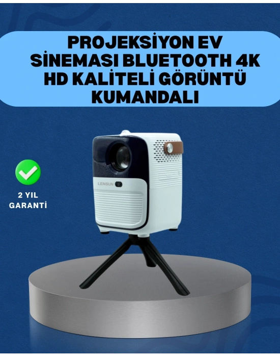 ® Ultra HD Çözünürlüklü Taşınabilir Projektör – 1920x1080 Piksel Görüntü Kalitesi