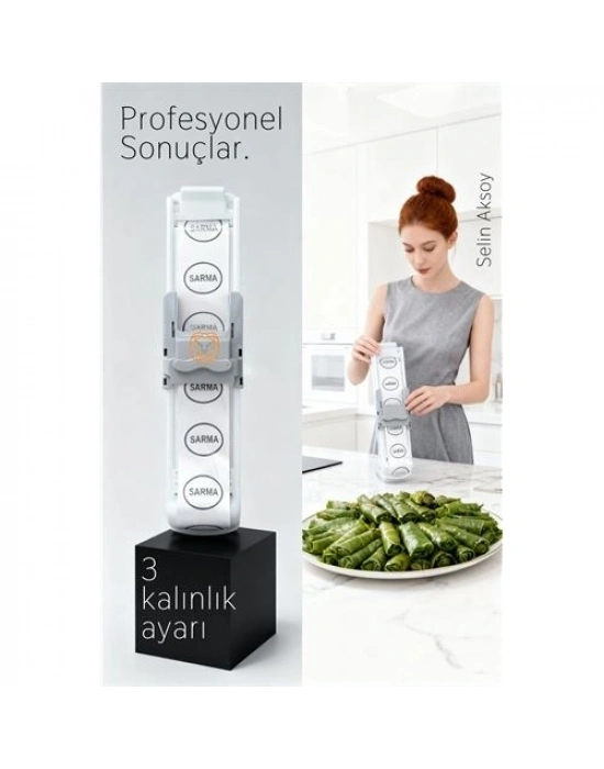 ® Ultra Pratik Yaprak Sarma Makinesi – Şef Dokunuşuyla Kusursuz ve Eşit Sarımlar