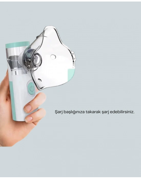 ® Ultrasonik Frekanslı Şarj Edilebilir Nebülizatör