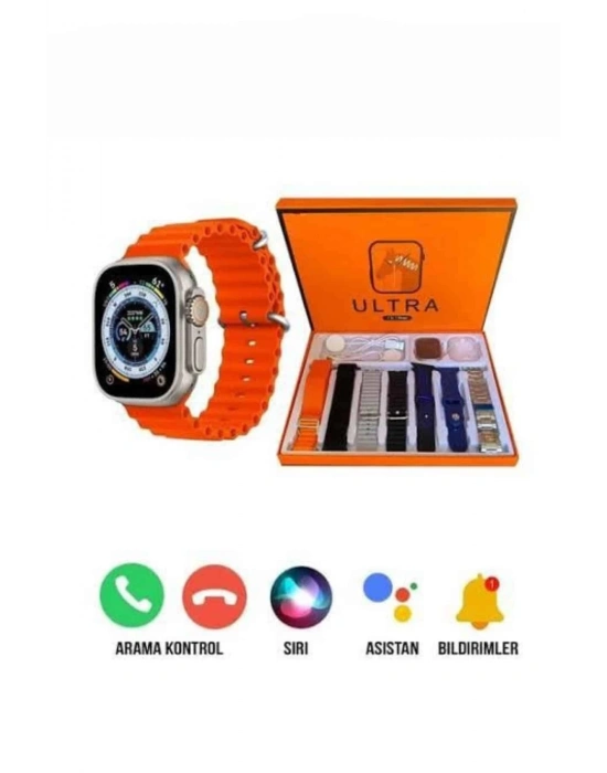 ® Unısex 7 Kordonlu Çok Fonksiyonlu Nabız Ölçer Uyku ve Sağlık Takibi